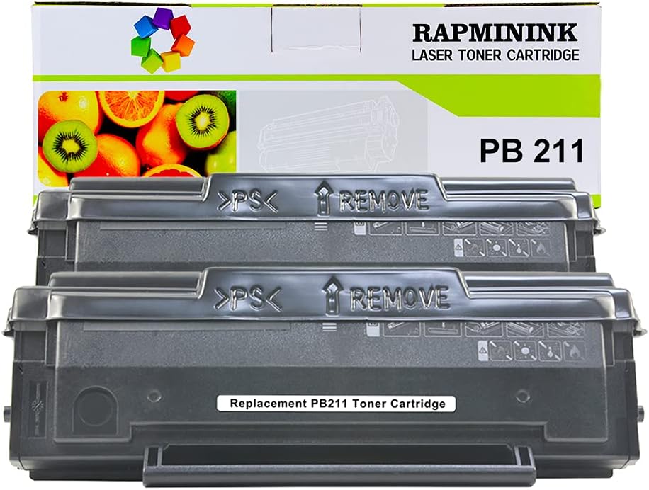 RapmininK PB-211 Replacement Compatible Toner Cartridge for Pantum M6602NW P2500W P2502W M6550NW M6600NW M6552NW Series Printer-2 Pack Pack of 2