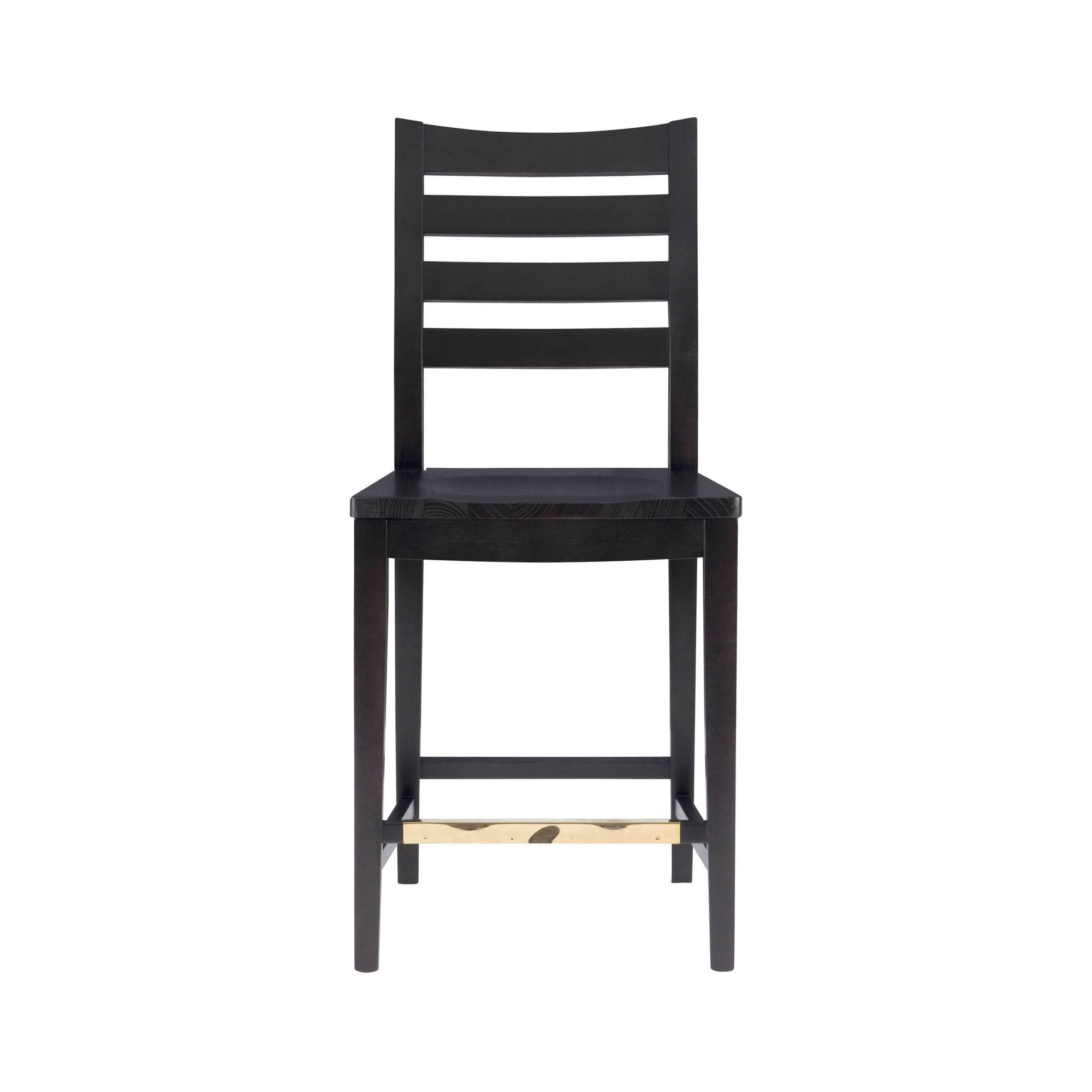 Set of 2 Flynn Counter Height Barstools Black - Linon