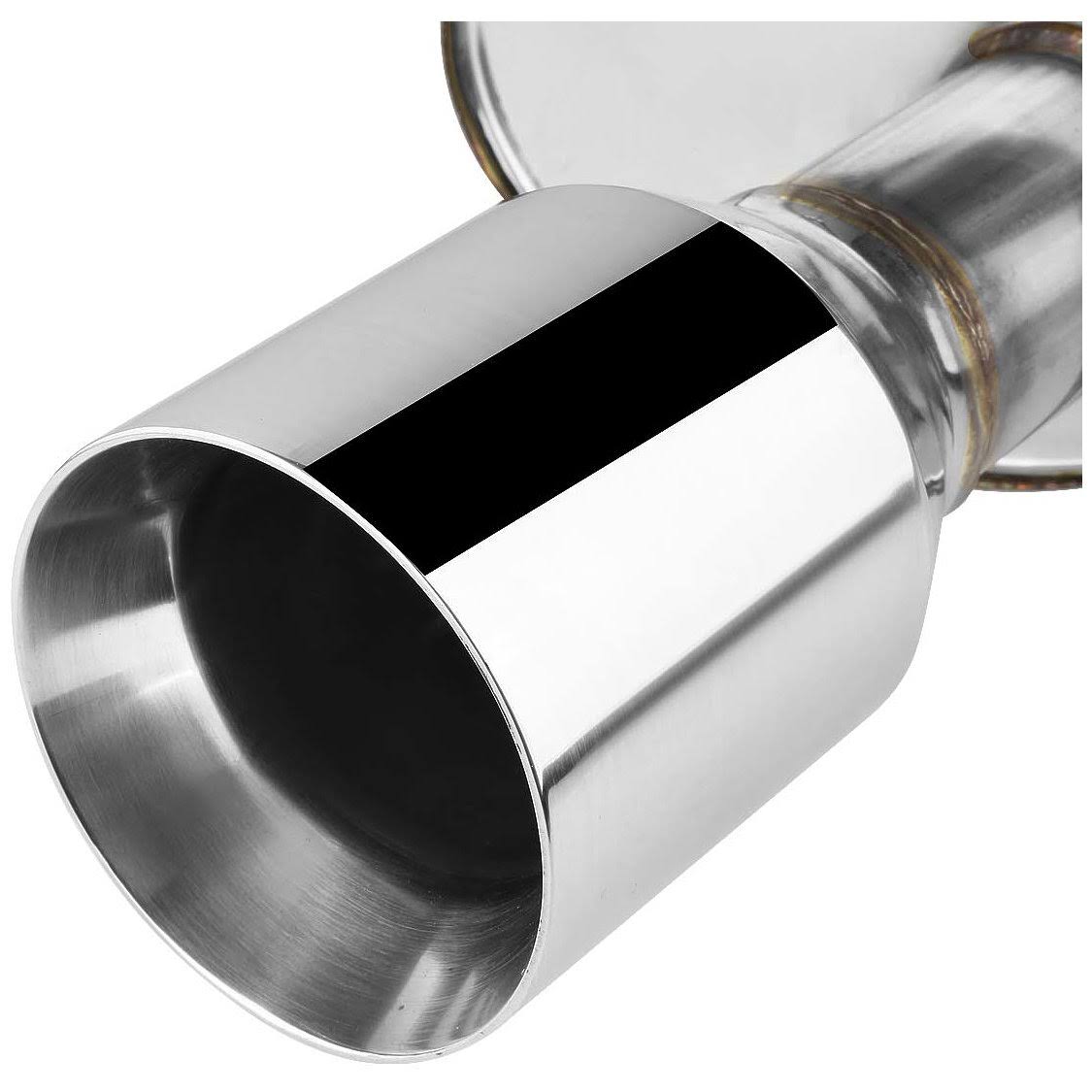 for 04-08 Nissan Maxima A34 V6 Stainless Steel Dual 4x22 Rolled Muffler Tip Catback Exhaust System 05 06 07