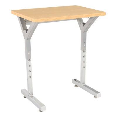 Manufactured Wood Adjustable Height Training Table Learniture Desk Finish: Sugar Maple