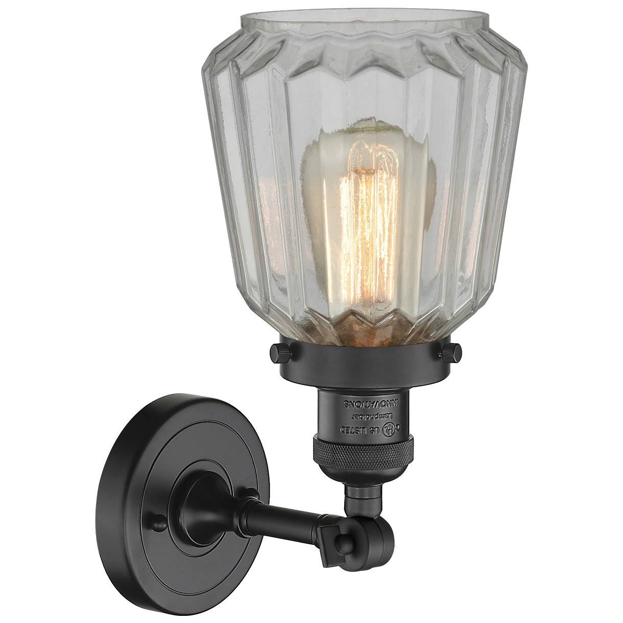 Innovations Lighting Chatham 1 Light Sconce 203 BK G142 LED (Black)