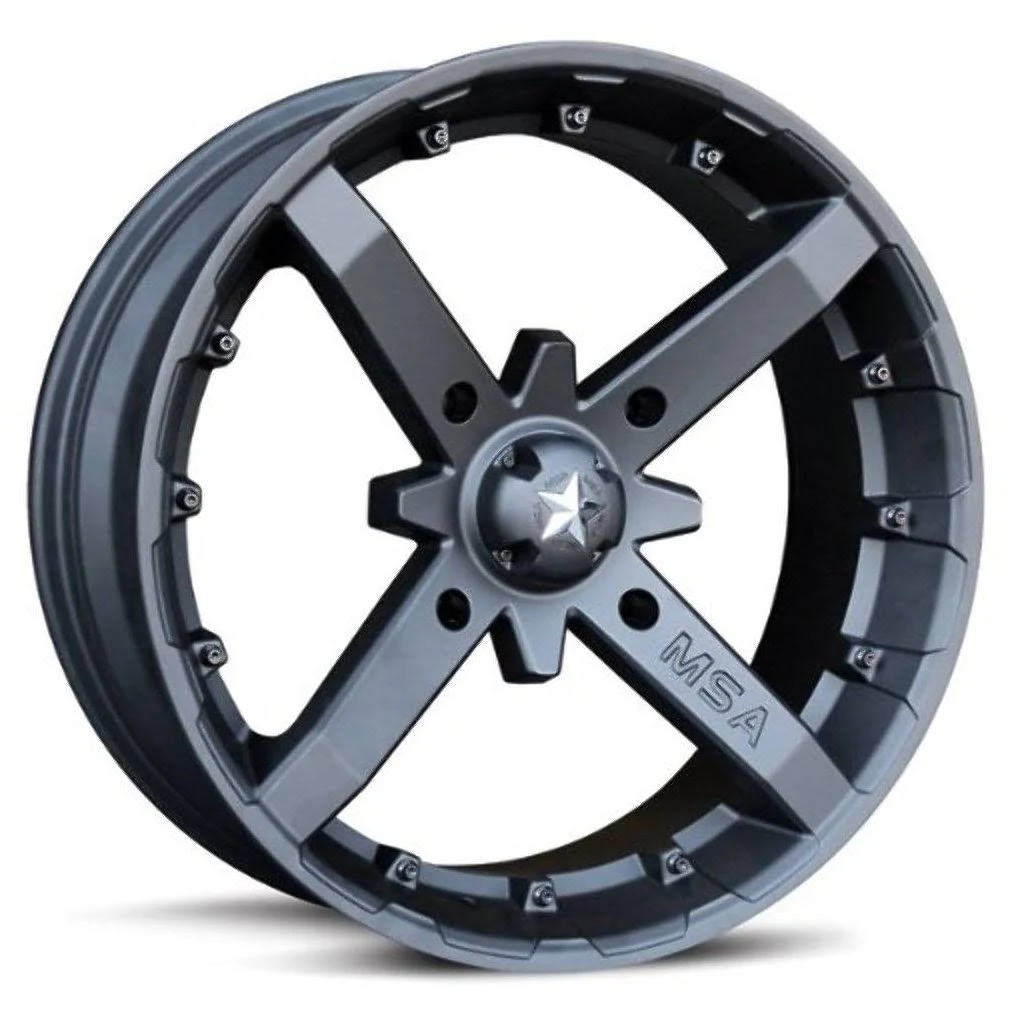 MSA Wheels M23 Battle - 14x10 - 4x156 - Matte Black - M23-04056