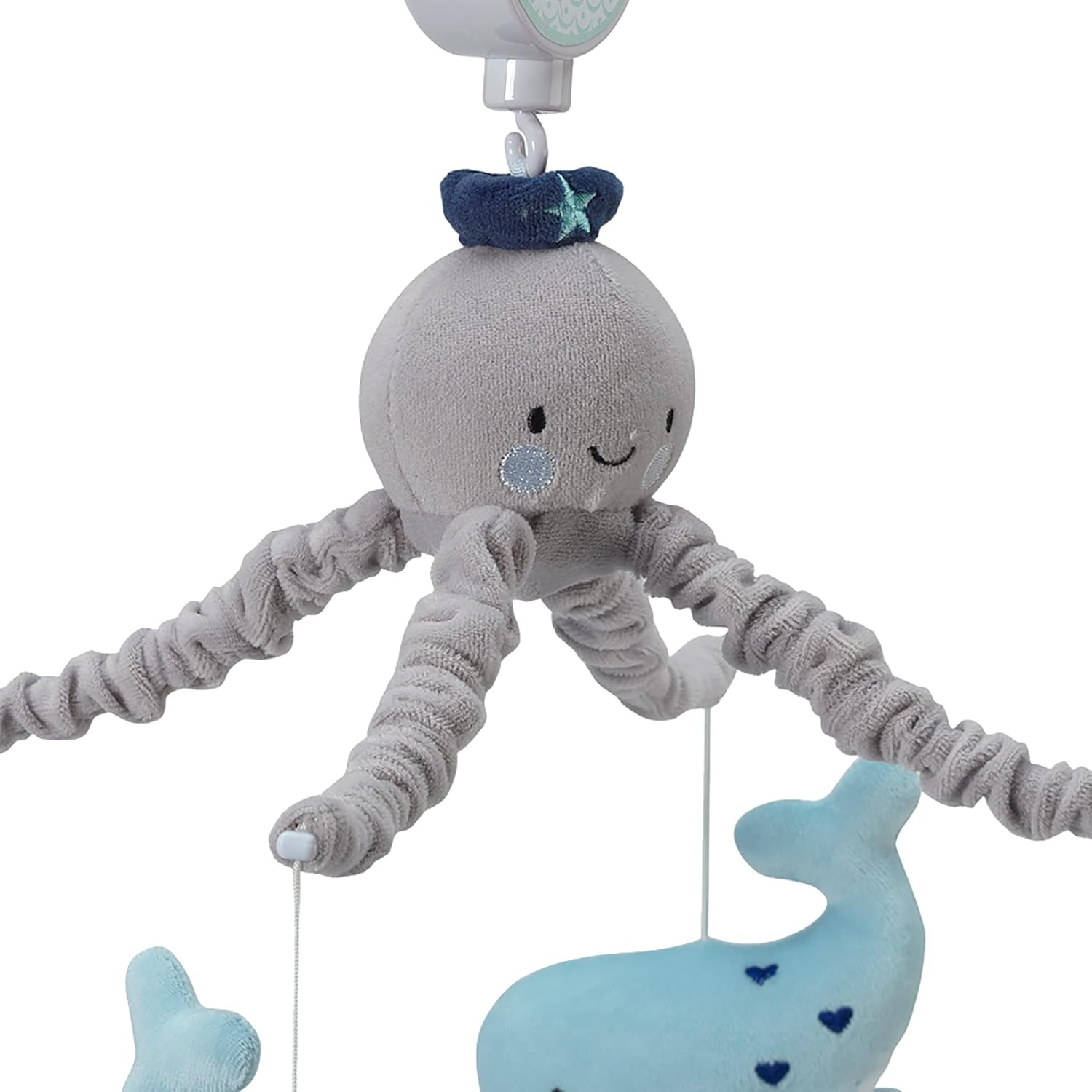 Lambs & Ivy Oceania Musical Nursery Crib Mobile - Ocean, Whale, Underwater Theme Pack of 2