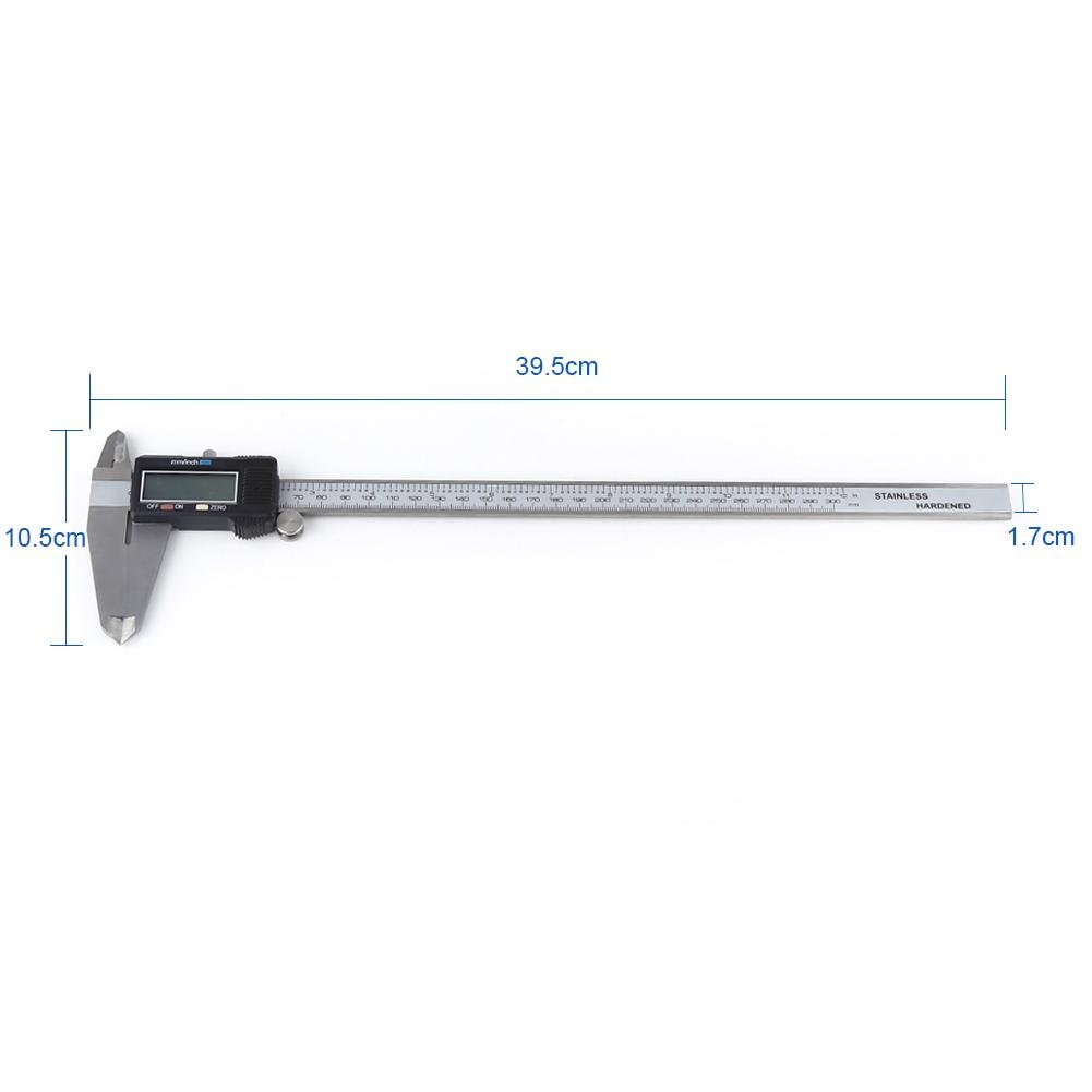 12 inch 300MM Digital Electronic Vernier Caliper 0-300MM Inch/Metric Fraction Conversion Stainless Steel Micrometer