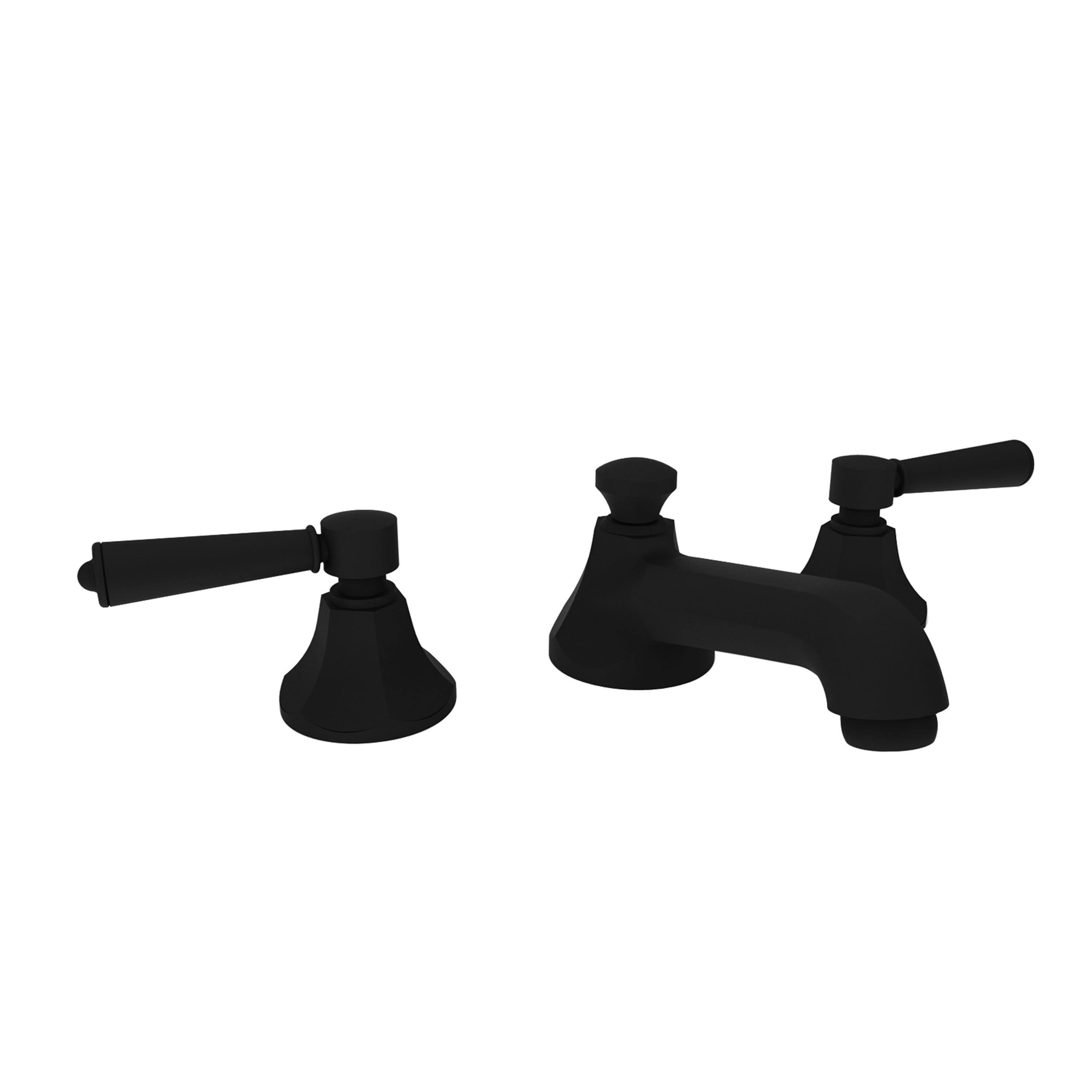 Newport Brass 1200 Metropole Flat Black Widespread Bathroom Faucet