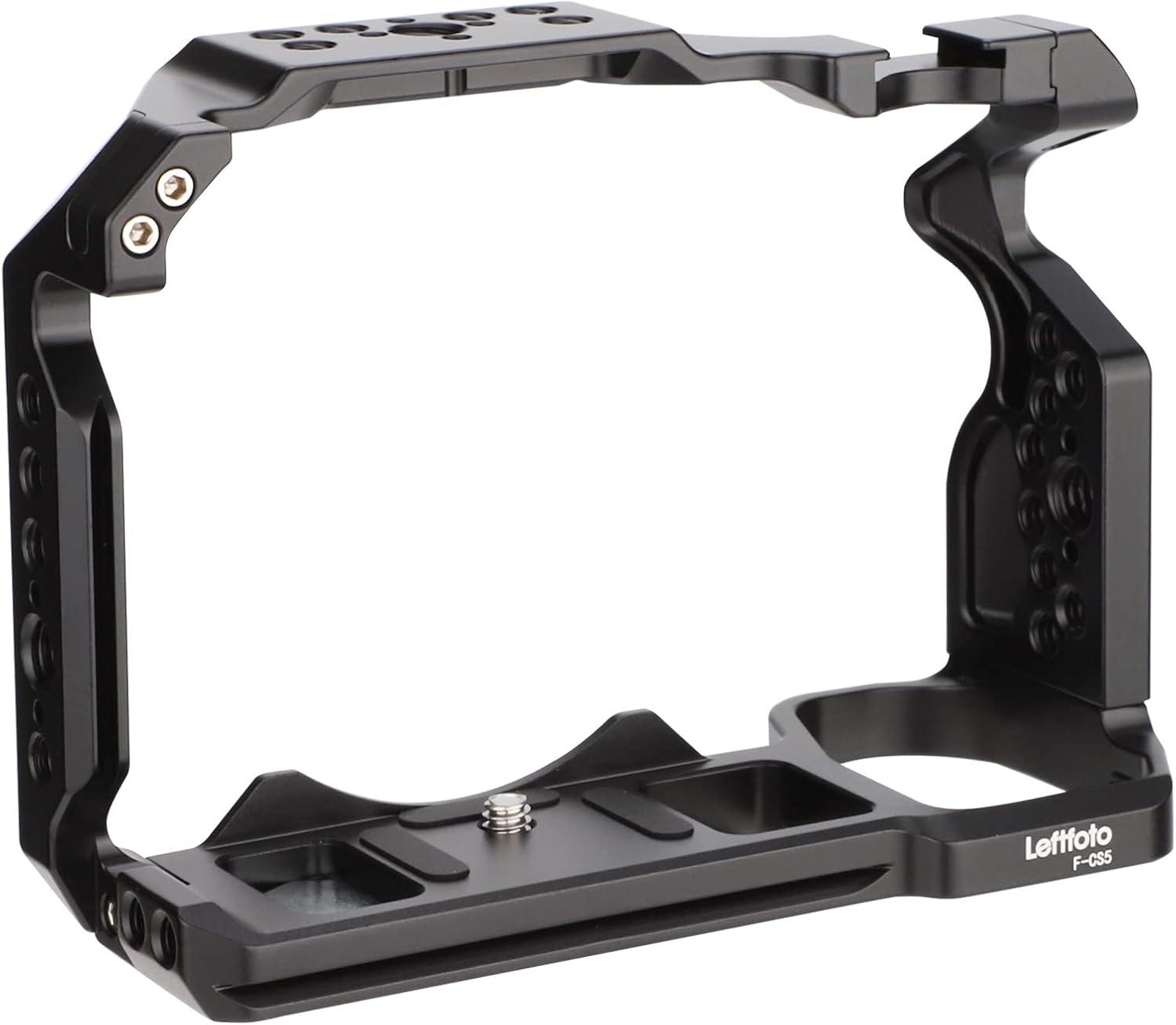 Camera Cage for Panasonic S5 Camera,Extension Mount Microphone Fill Light Bracket Filming Accessories,with Cold Shoe