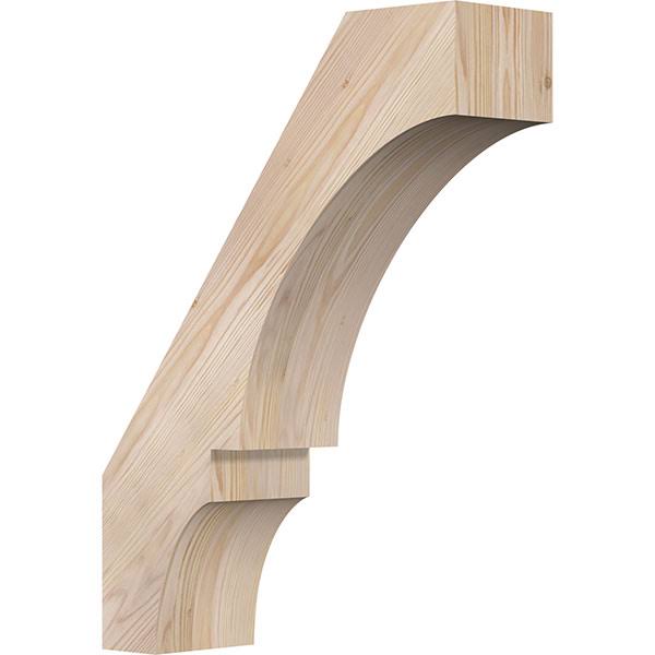 Ekena Millwork 5 1/2x22W x 18x22D x 24x22H Balboa Smooth Brace, Douglas Fir