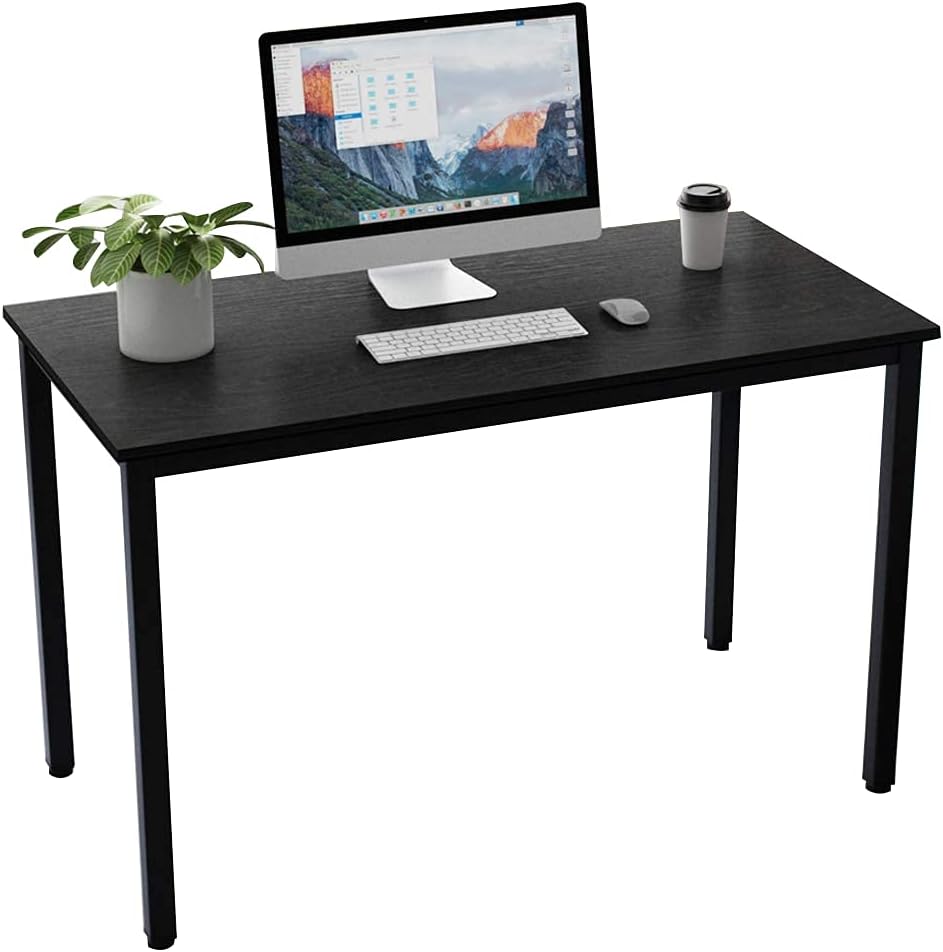 sogesfurniture 55 inches Large Size Office Desk Computer Desk Gaming Desk Computer Table with BIFMA Certification Sturdy Office Desk Writing Desk,Walnut BHUS-GCP2AC3-140BW Pack of 2