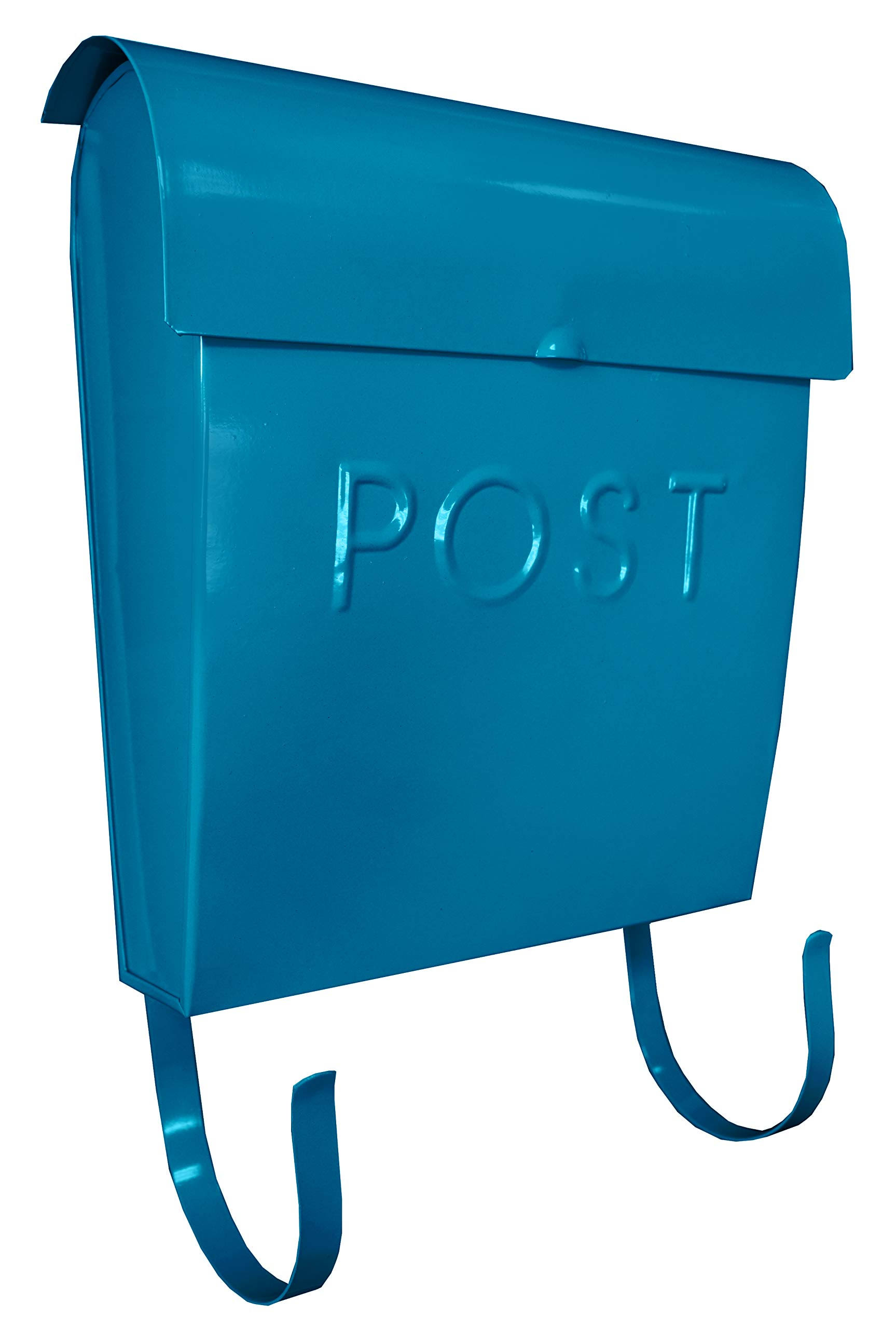nach MB-44794 Euro Wall Mounted Mailbox, Turquoise