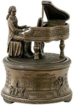 Veronese Design Woflgang Amaedus Mozart Composer Music Box The Magic Flute Overture Pack of 2