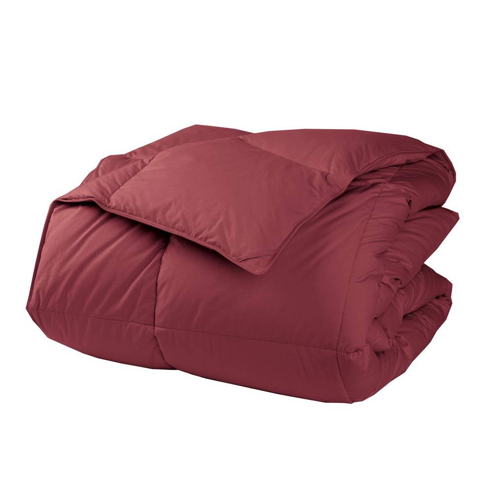 The Company Store Lacrosse LoftAIRE Light Warmth Chianti Twin Down Alternative Comforter