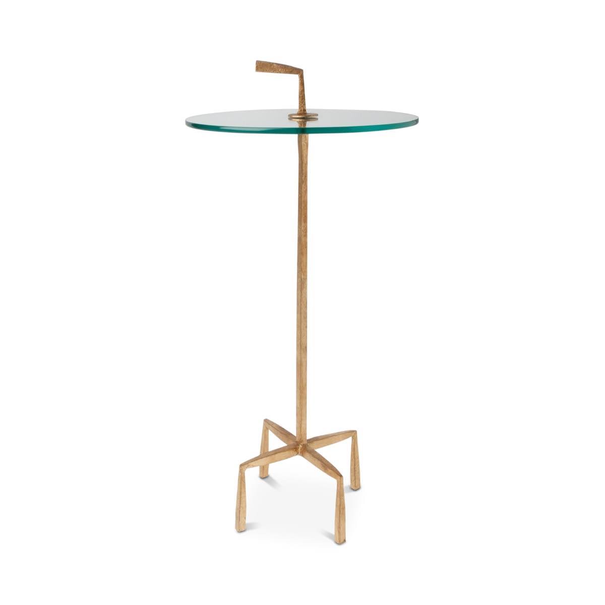 Studio A Quad Pod Accent Table - Gold Leaf