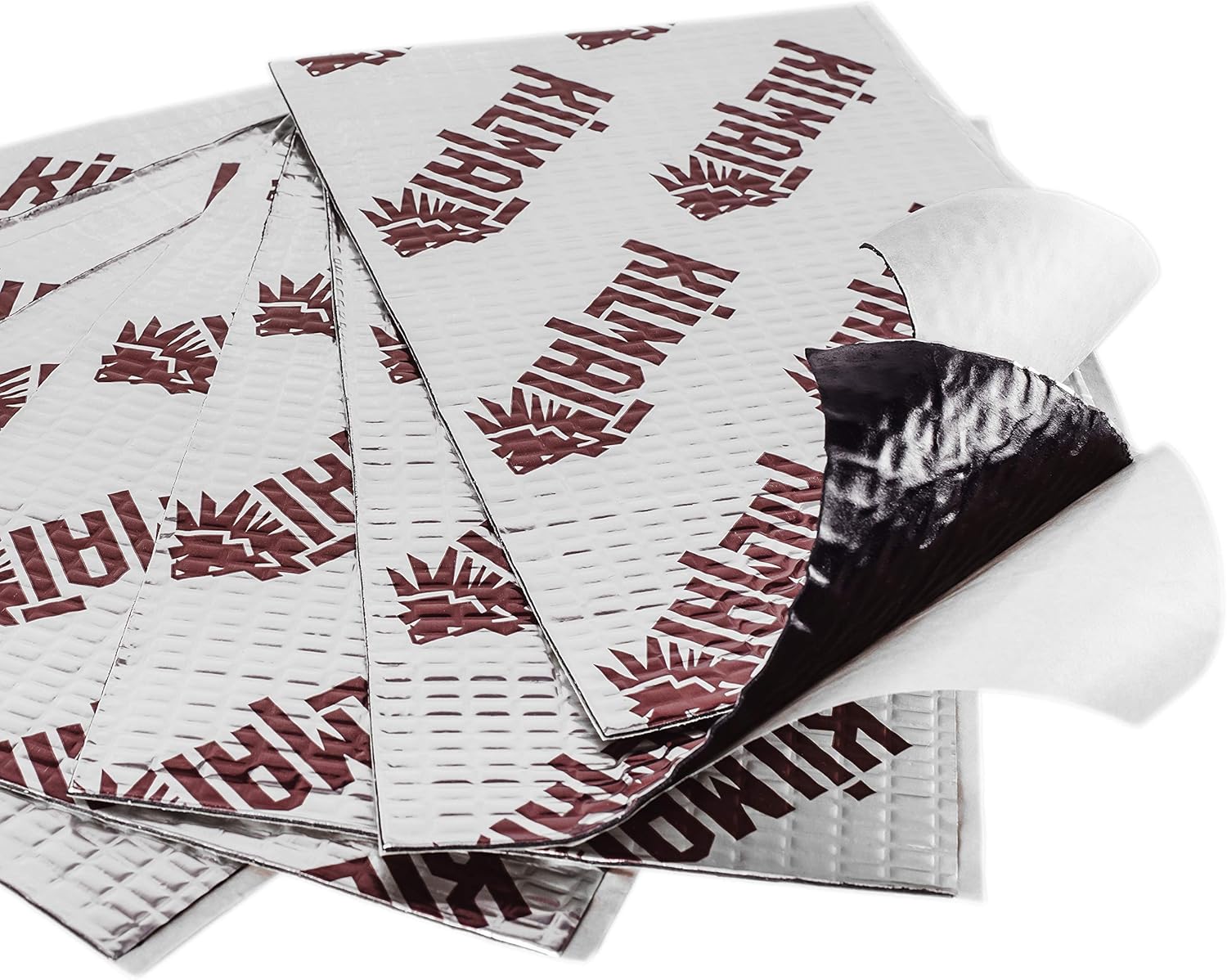 KILMAT 80 mil 36 sqft Car Sound Deadening Mat, Butyl Automotive Sound Deadener, Audio Noise Insulation and dampening Pack of 2