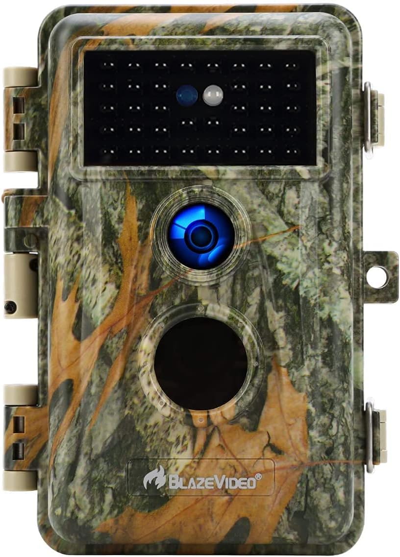 5-Pack Game & Trail Cameras 24MP 1296P H.264 MP4 Video 75ft Night Vision Time Lapse Wildlife Deer Hunting Cams No Glow Infrared Motion Activated IP66 Waterproof Password Protection Photo & Video Model