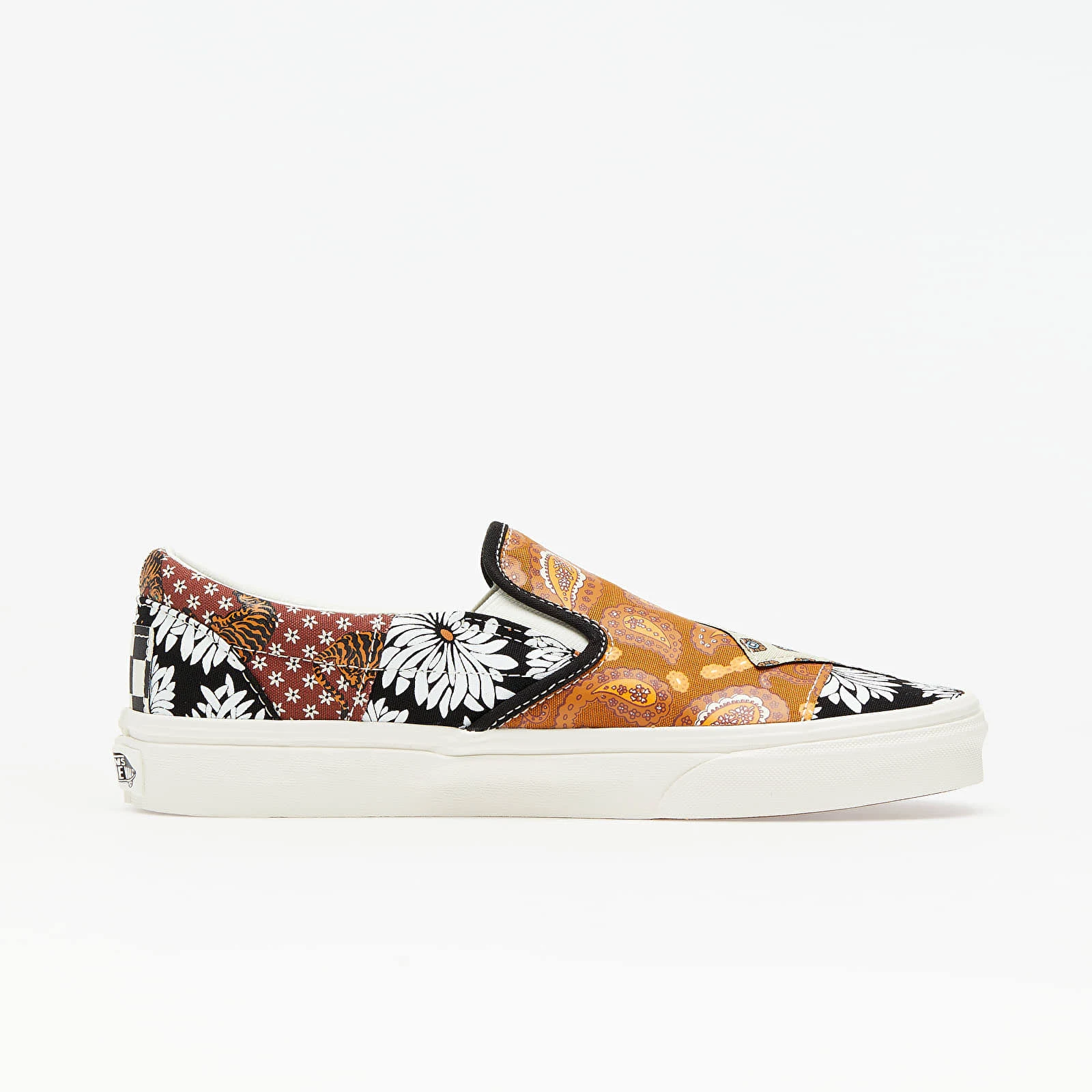 Vans Tiger Patchwork Classic Slip-On (Black/True White)