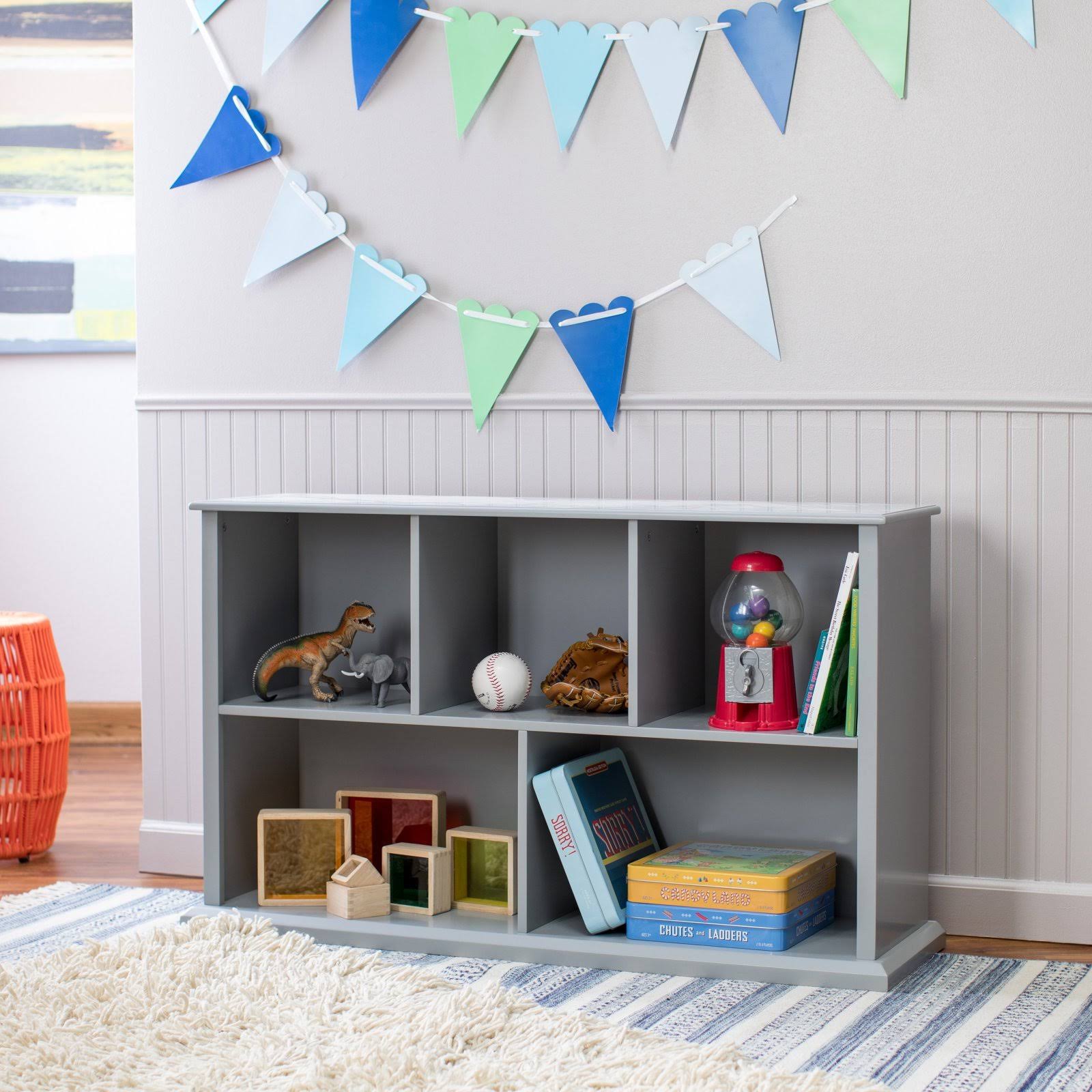 Classic Playtime Gray Multi Cube Stackable Bookcase