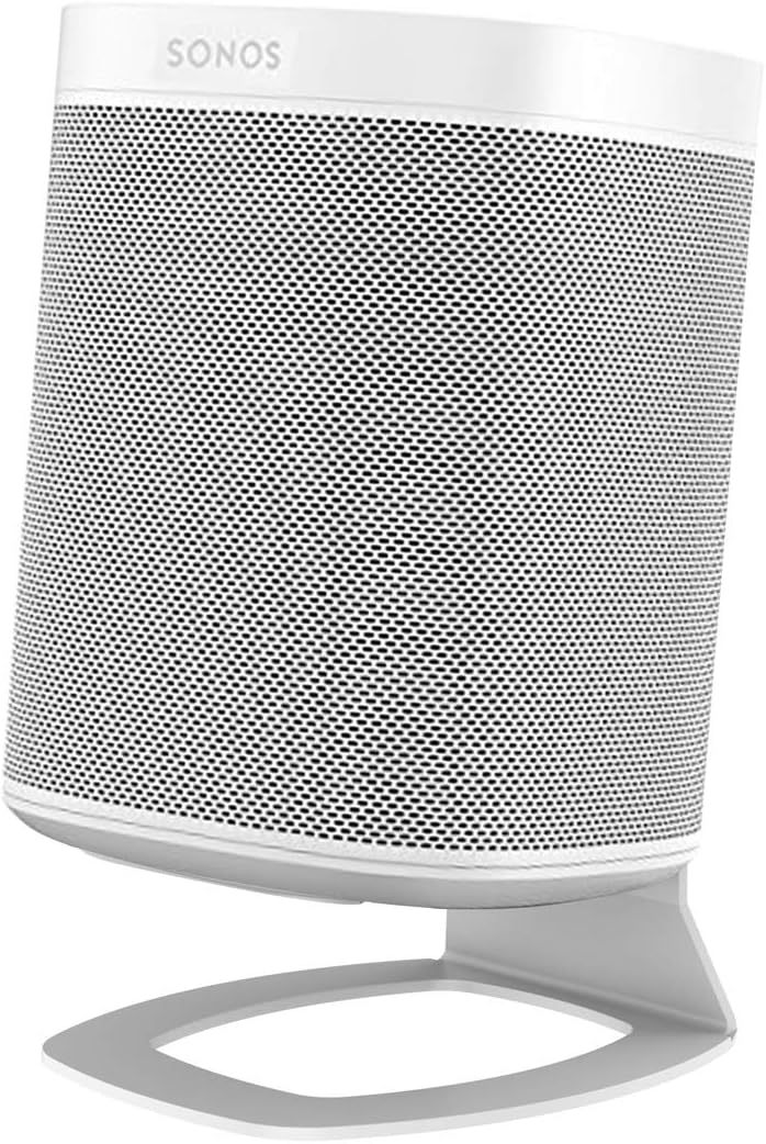 Monzlteck Desktop Stand for Sonos One,One SL, Compatible with Play1,Speaker Mount,Solid Metal (Black)