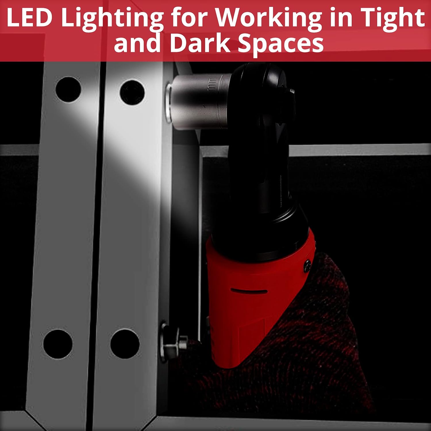 Cordless Electric Ratchet Wrench, JUSTOOL 3/8