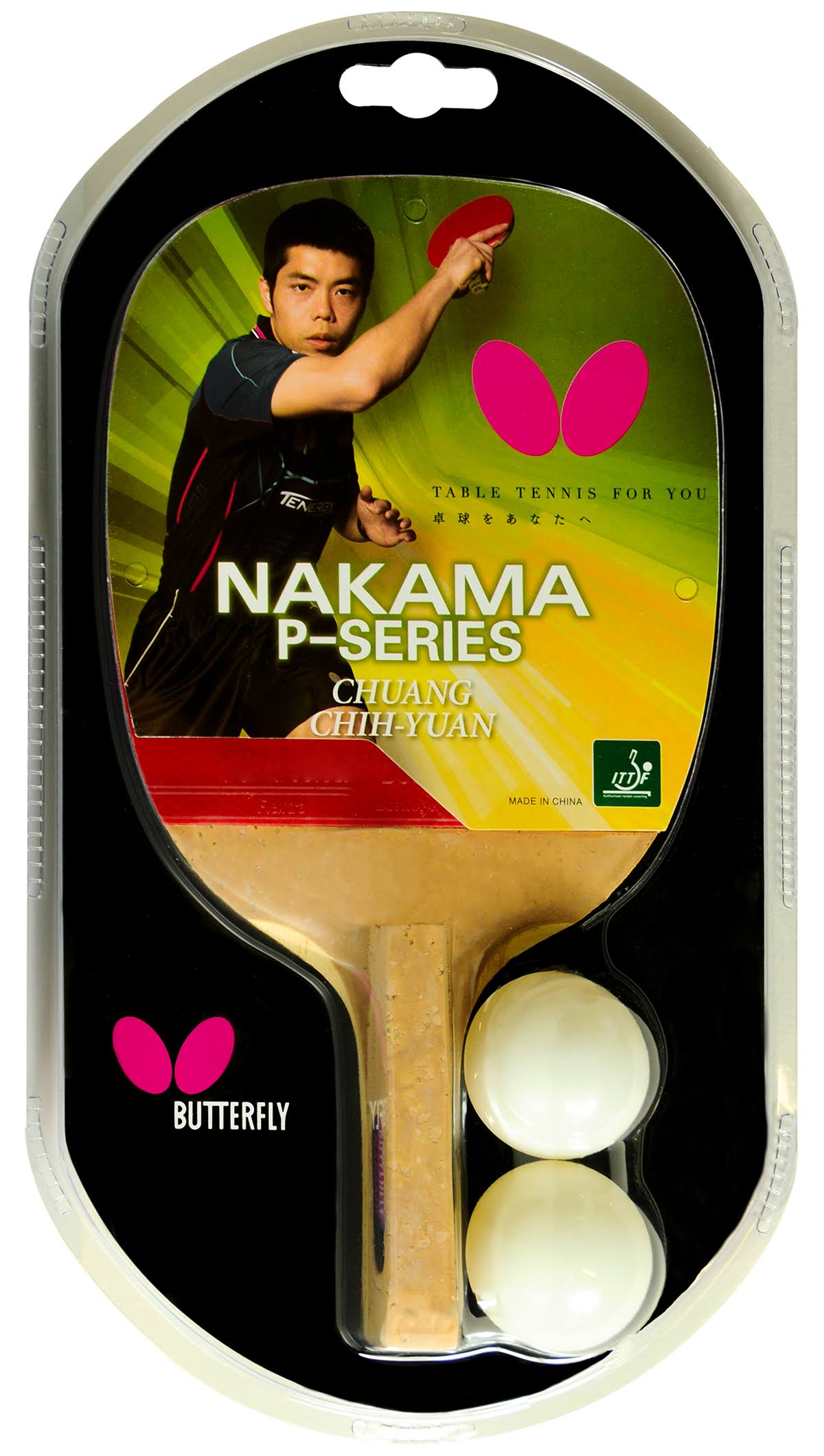 Butterfly Table Tennis Nakama P-4 Penhold Racket (JP)