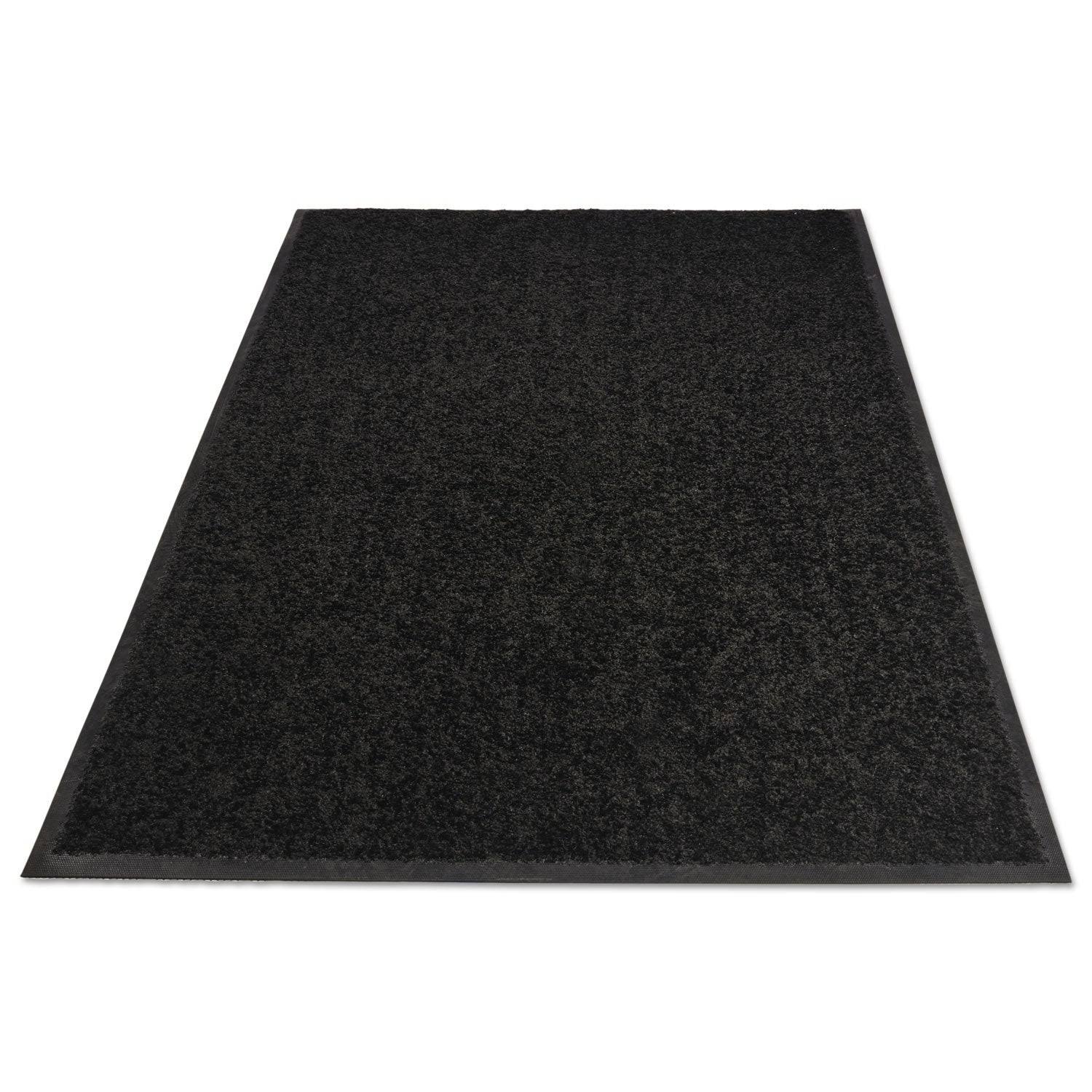 Genuine Joe Platinum Series Indoor Wiper Mats 66x22x43.50x22 - Rubber - Black