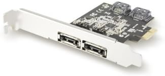 Vantec 4-Channel 6-Port SATA 6Gb/s PCIe RAID Host Card with HyperDuo Technology UGT-ST644R Pack of 2