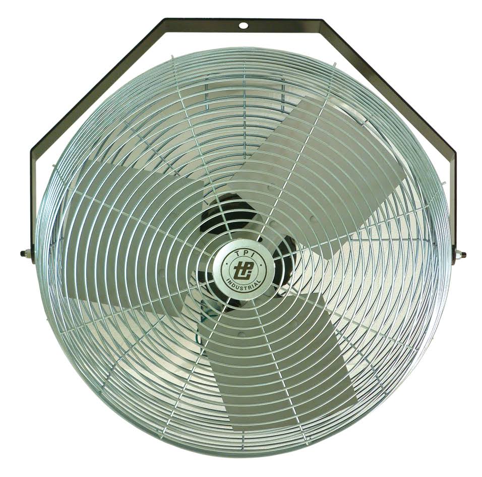 TPI U-18-TE 18 inch TPI Industrial Mounted Workstation Fan with Yoke 1/8 HP Meets OSHA Sold by Zack Electronics, Other