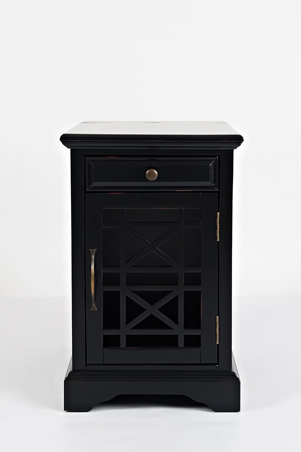 Jofran Craftsman End USB Charging Station Table, 16