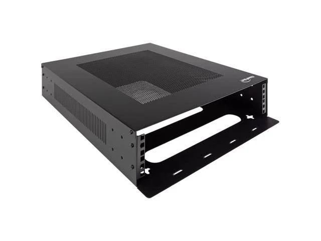 Navepoint 2U Vertical Wall Mountable Server Rack Black