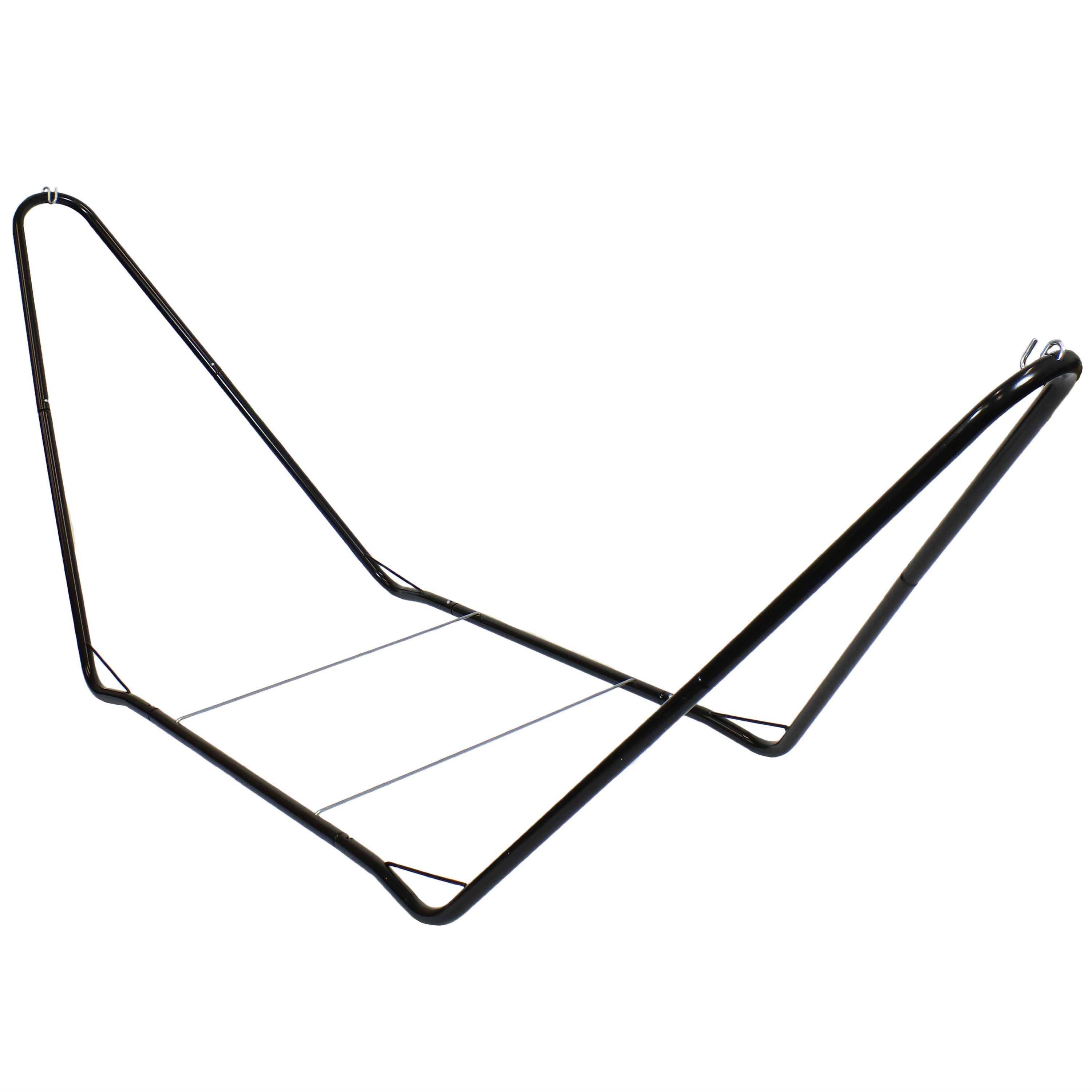 Sunnydaze Decor Portable Steel Hammock Stand, Black