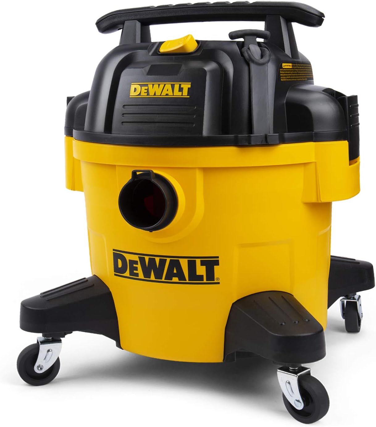 DEWALT DXV06P 6 gallon Poly Wet/Dry Vac, Yellow Pack of 2