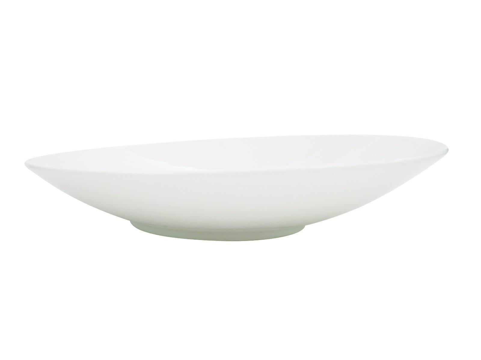 CAC China SHER-16 Sheer 10-1/2-Inch Bone White Porcelain PLATE, Box of 12