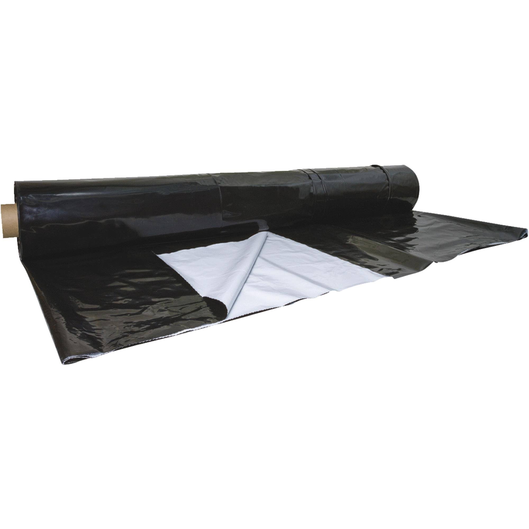 Berry Plastics Black/White Poly Sheeting - 5 Mil 40 ft x 100 ft