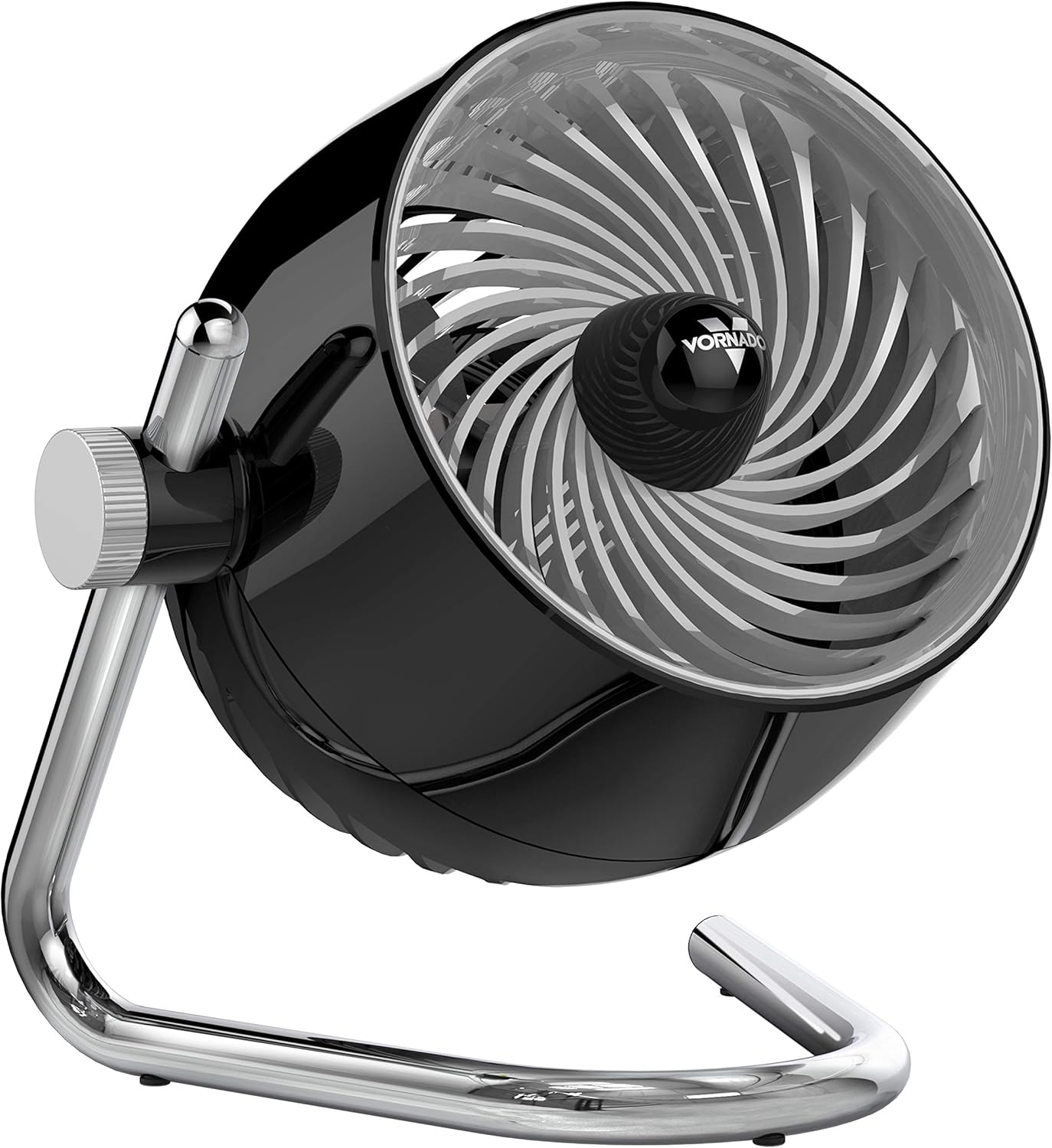 Vornado Pivot3C Compact Air Circulator Clip On Fan with Multi-Surface Mount, Black Pack of 2