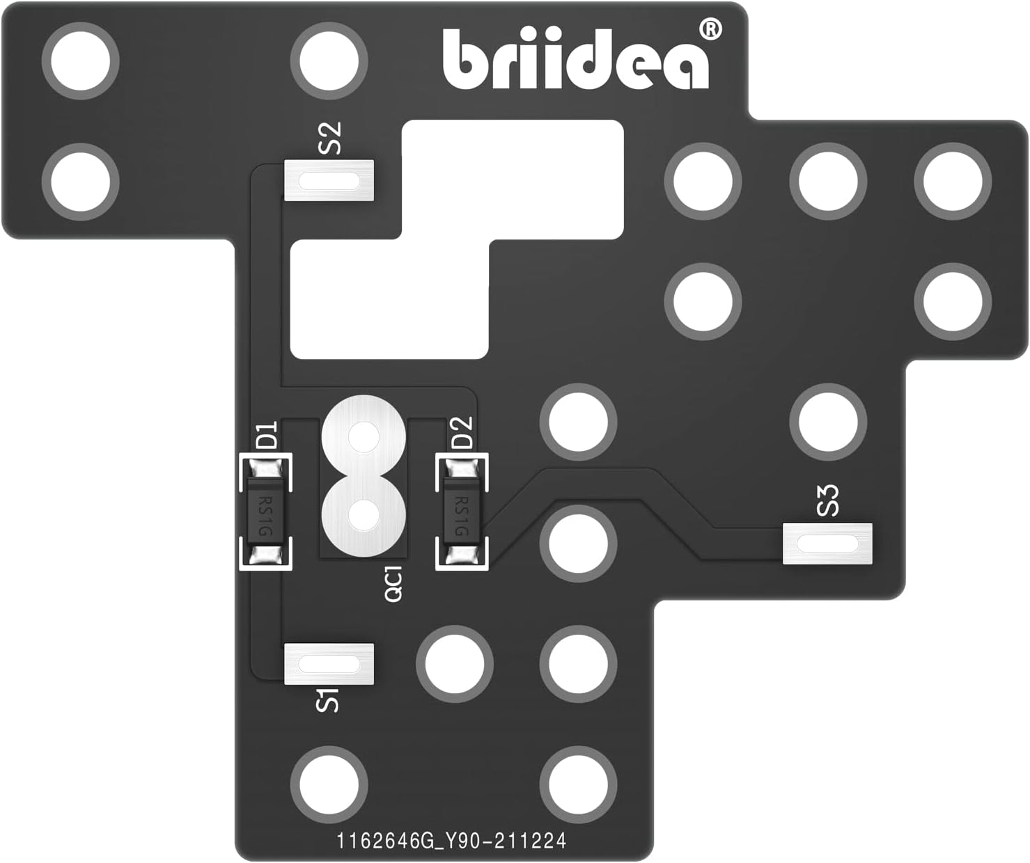 briidea Automotive Lights Circuit Board, Fits On 2005-3500 Silverado/Sierra, Black