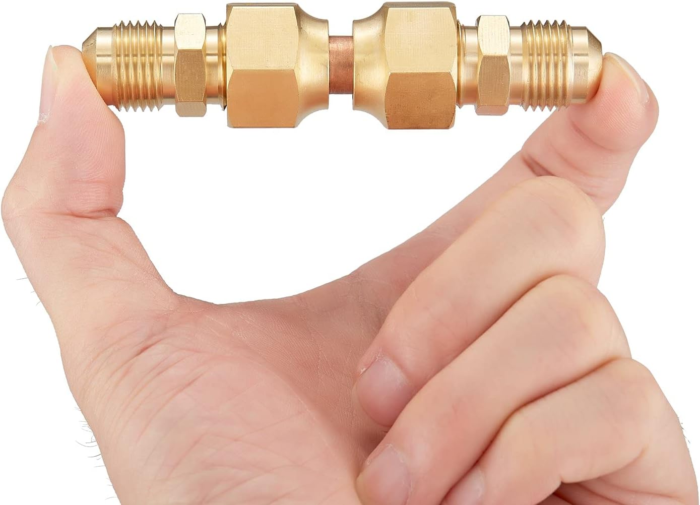 LitOrange 4 PCS Brass 3/8