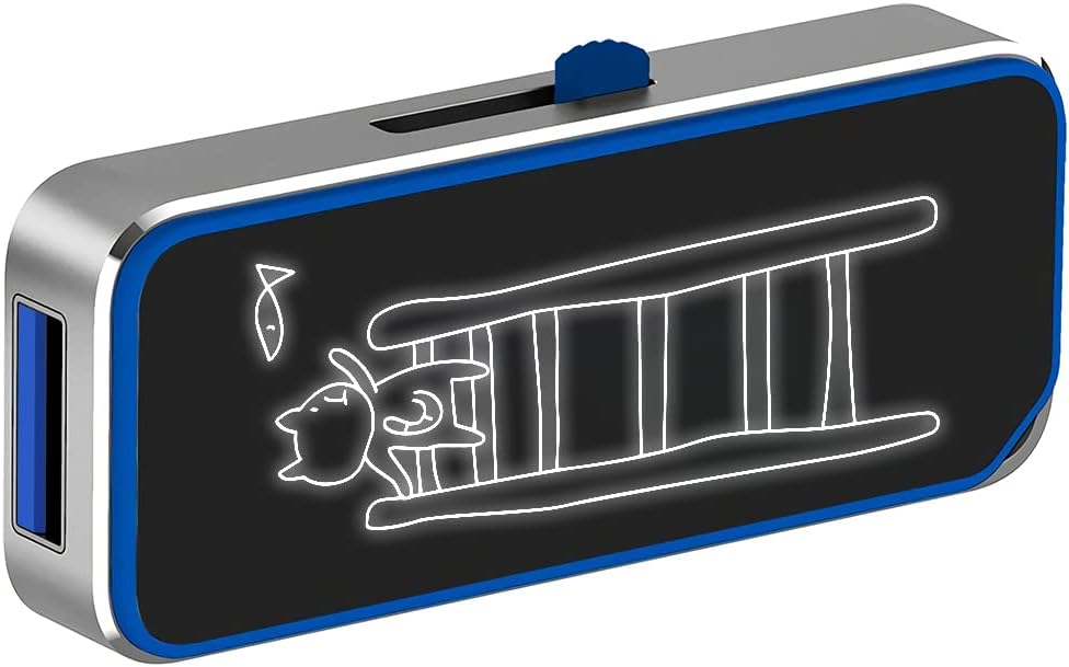 ROCFLH 512GB High-Speed and Light-Up USB 3.1 Flash Drive, Up to 400MB/s Read (USSFD880-L512G) Pack of 2