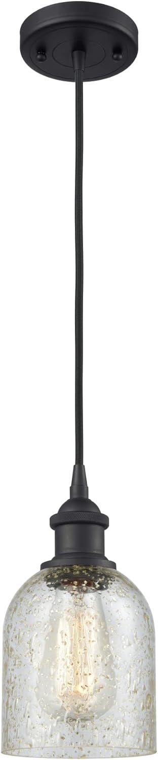 Innovations 516-1P-BK-G2511 1 Light Mini Pendant, Matte Black