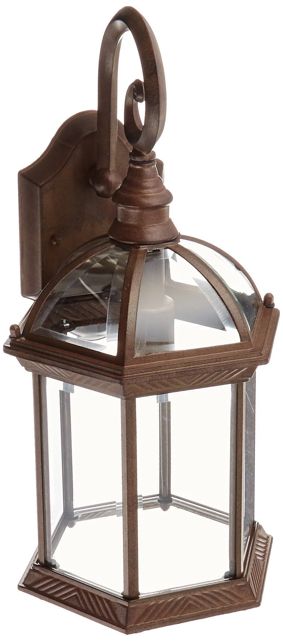 Acclaim Lighting 5271BW Dover Collection Wall-Mount 1-Light Outdoor Burled Walnut Light Fixture