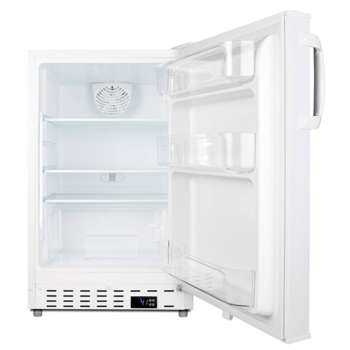 Summit ALR46 20x22 Wide 3.53 Cu. ft. Compact Refrigerator - White ALR46W
