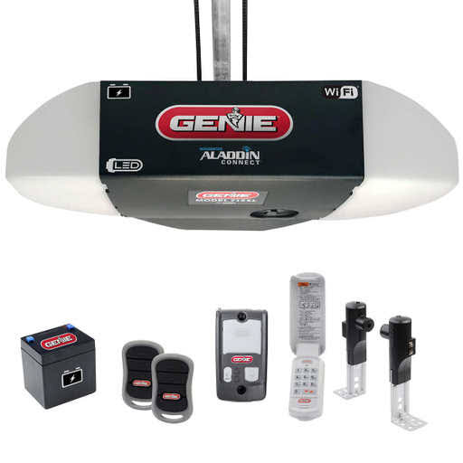 Genie 1.25 HP Quiet Belt Drive Garage Door Opener with LED, Battery Backup