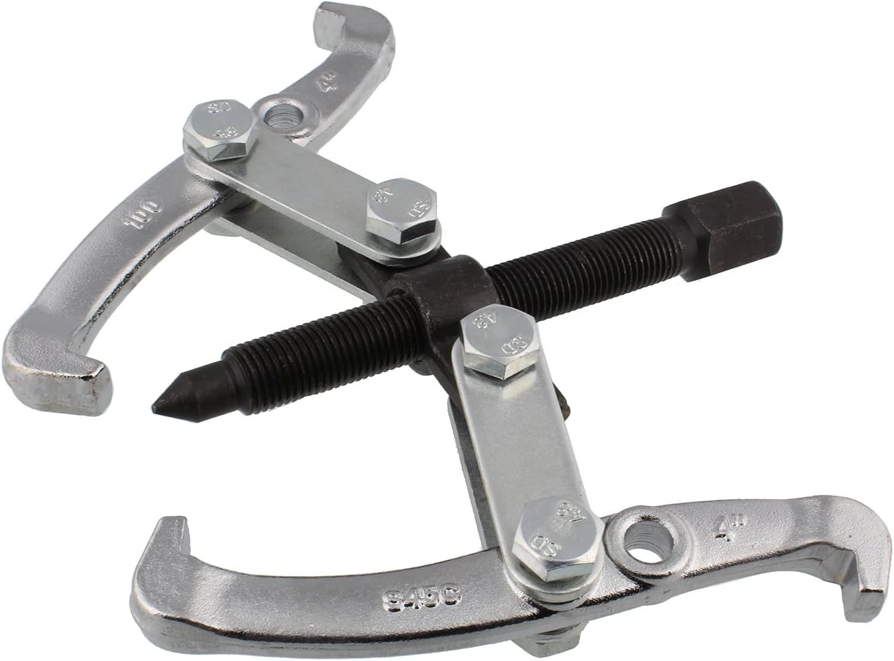 ABN 4in 2-Jaw Gear Puller – Removal Tool for Gears, Pulley, and Flywheel Pack of 2