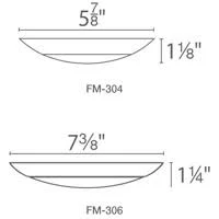 WAC Lighting FM-306-930-24 Pack of 24 Disc 7x22W LED Flush Mount - White