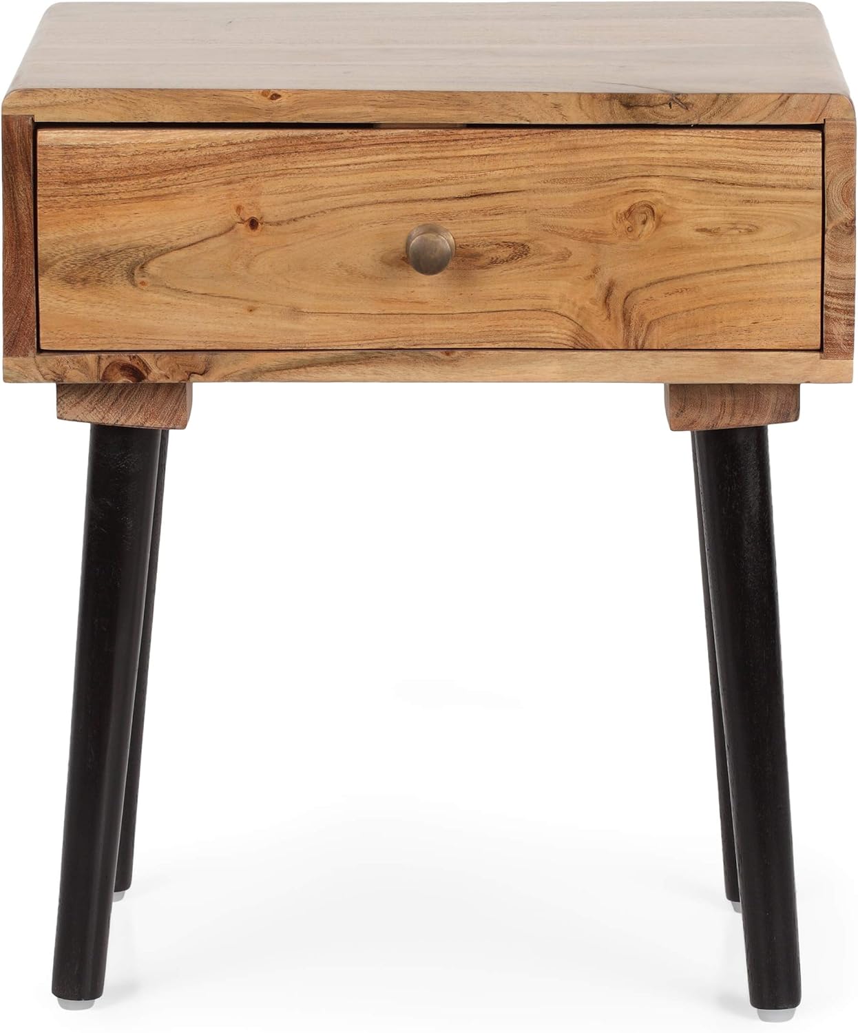 Christopher Knight Home Uvalda END Table, Black + Natural