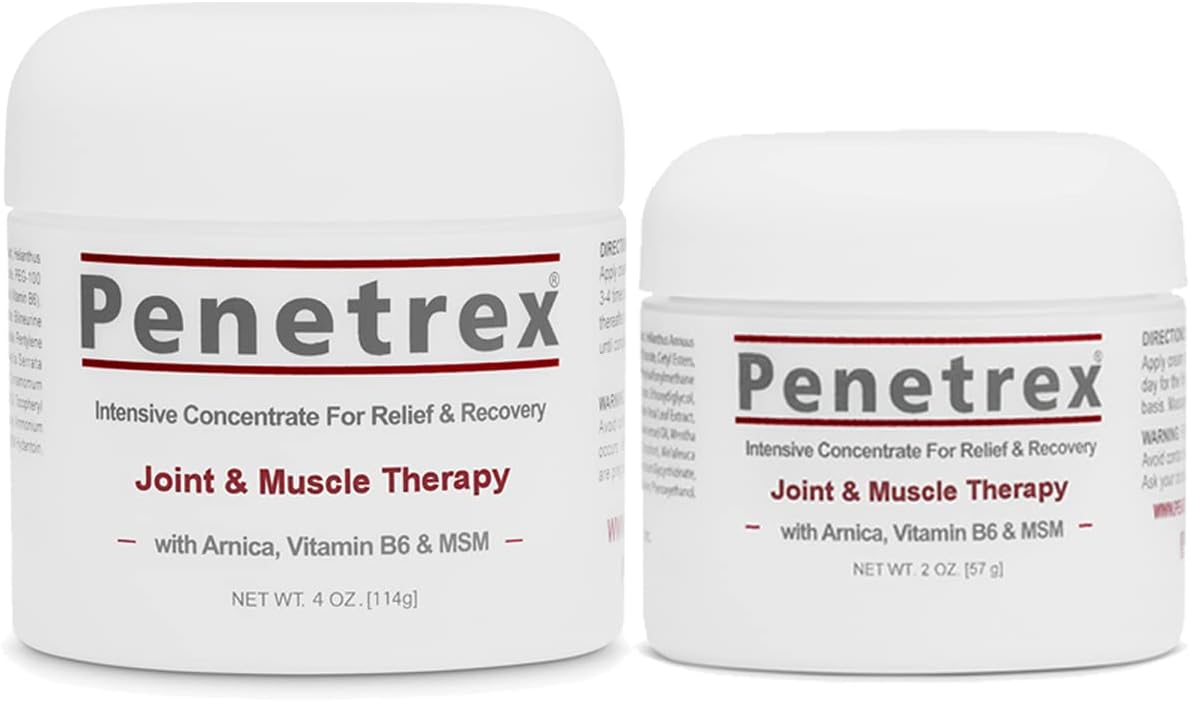 Penetrex Joint & Muscle Therapy (Value Bundle) :: Home & Travel Solution Contains One Large (4 Oz.) & One Travel-Ready (TSA Approved 2 Oz. Size) for On-The-Go Relief Pack of 2