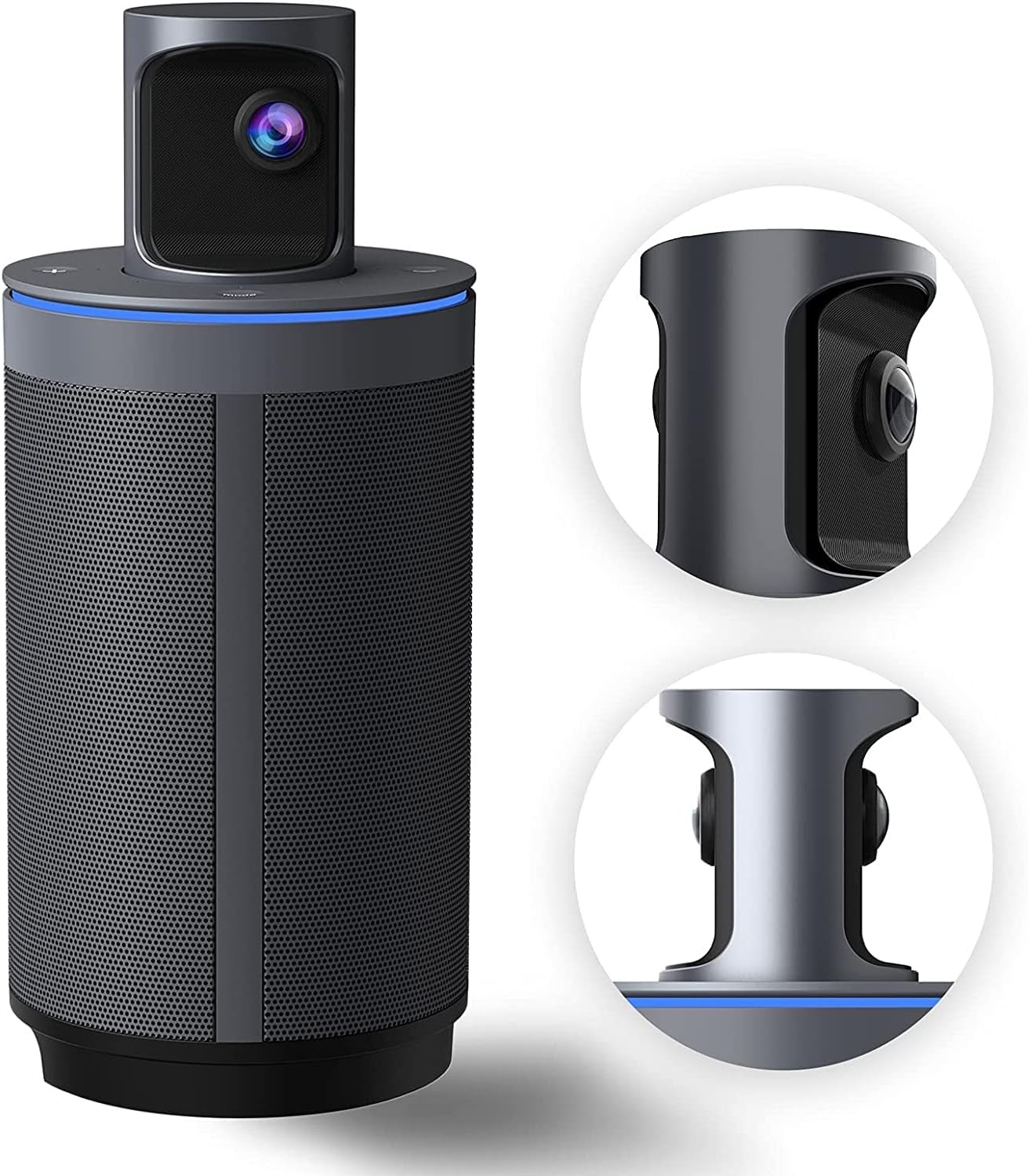 NexiGo Meeting 360 (Gen 2), 8K Captured AI-Powered Framing & Speaker Tracking, 1080p HD 360-Degree Smart AIO Video Conference Camera, 8 Noise-Cancelling Microphones, and Speaker