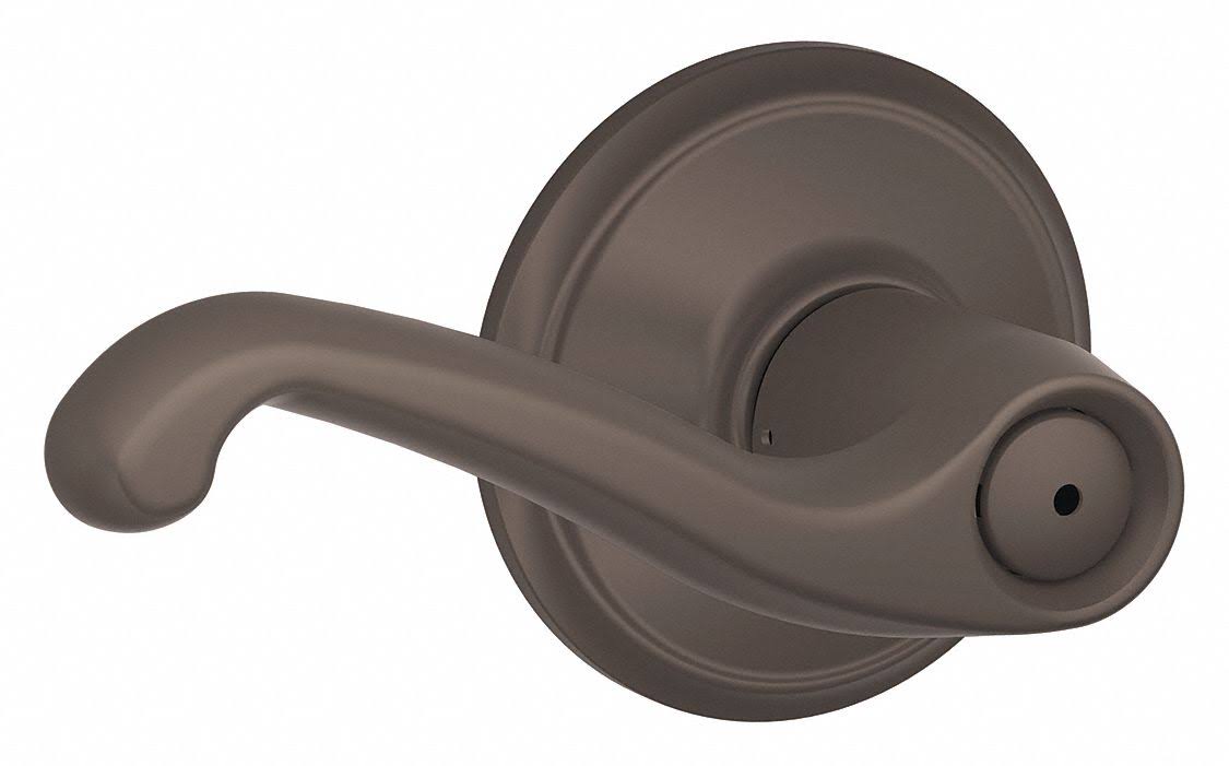 Schlage F40 Privacy Flair Lever, Oil Rubbed Bronze