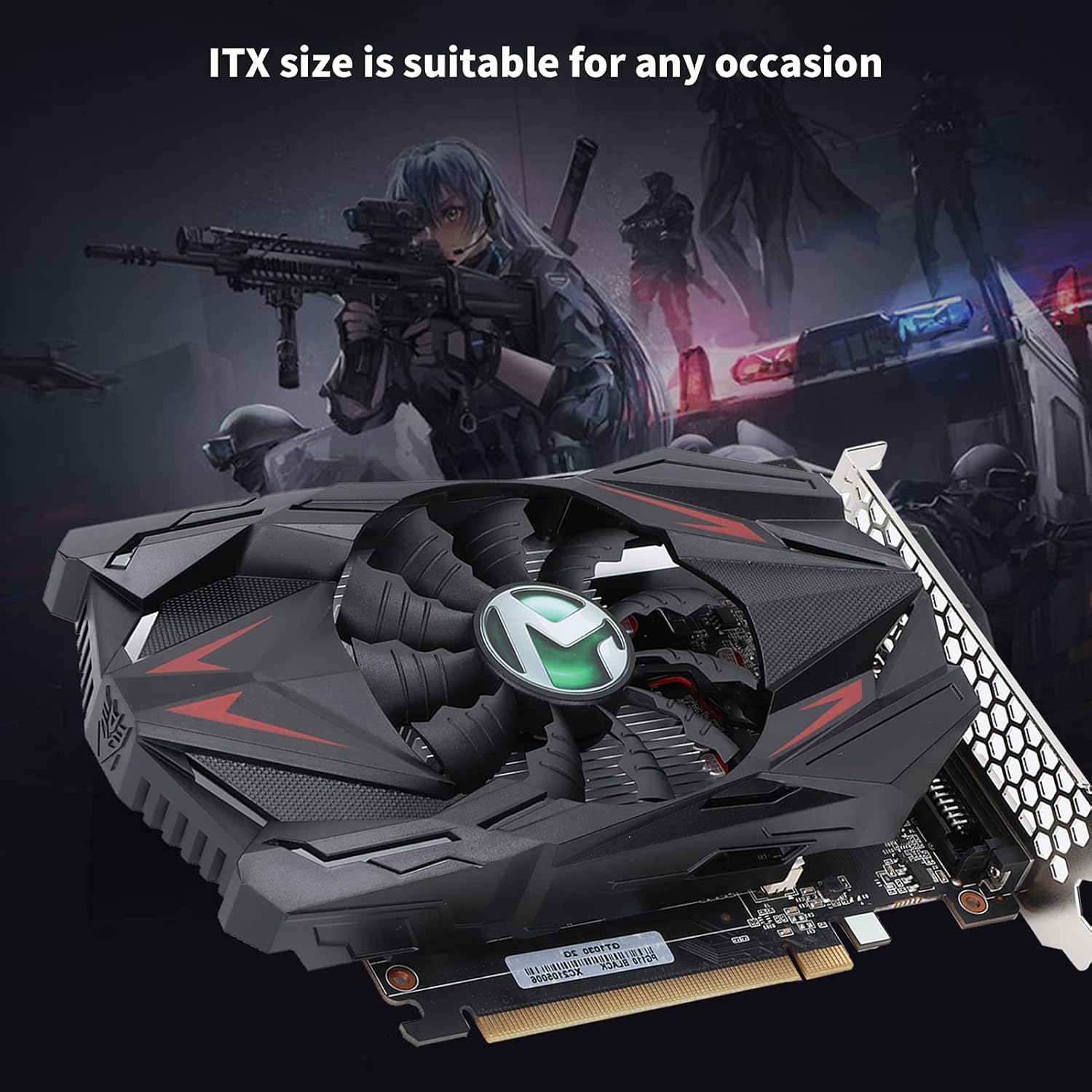 Gpu Graphics Card, All Solid Capacitors, 9 cm Unique Fan, Low Noise and Huge Airflow, Support Physx Physical Acceleration Technology.