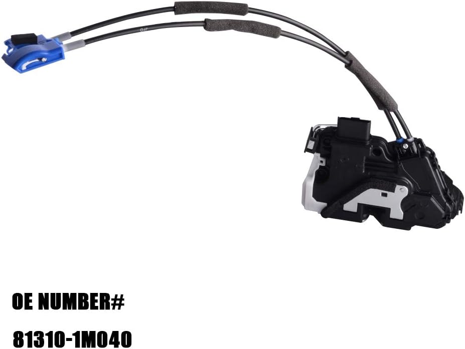 Unikpas Door Lock Actuator Assembly 81310-1M040 Compatible for Kia Forte Sedan 2009-2013 Front Left Side Replace Door Latch 813101M040 Pack of 2