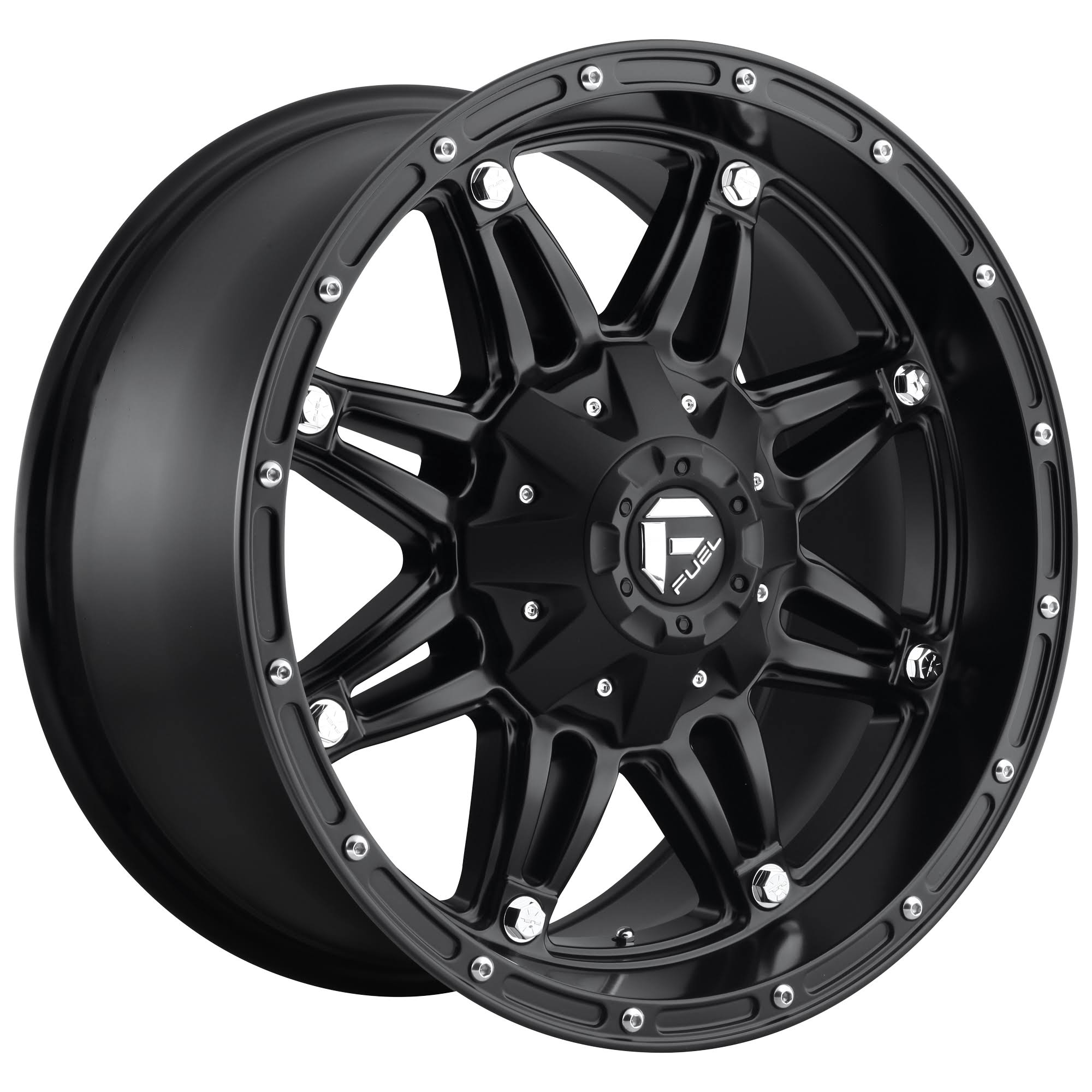 Fuel D53118906957 - Hostage 18x22 Matte Black