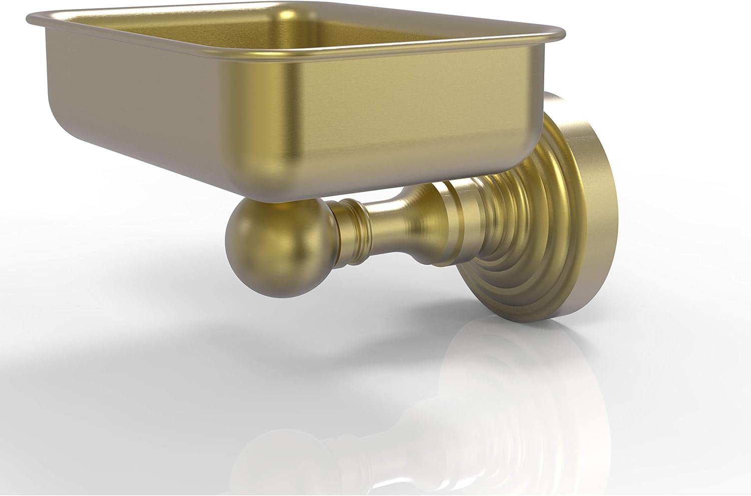 Allied Brass WP-32 Waverly Place Collection Wall Mounted Soap Dish, Satin Brass Pack of 2